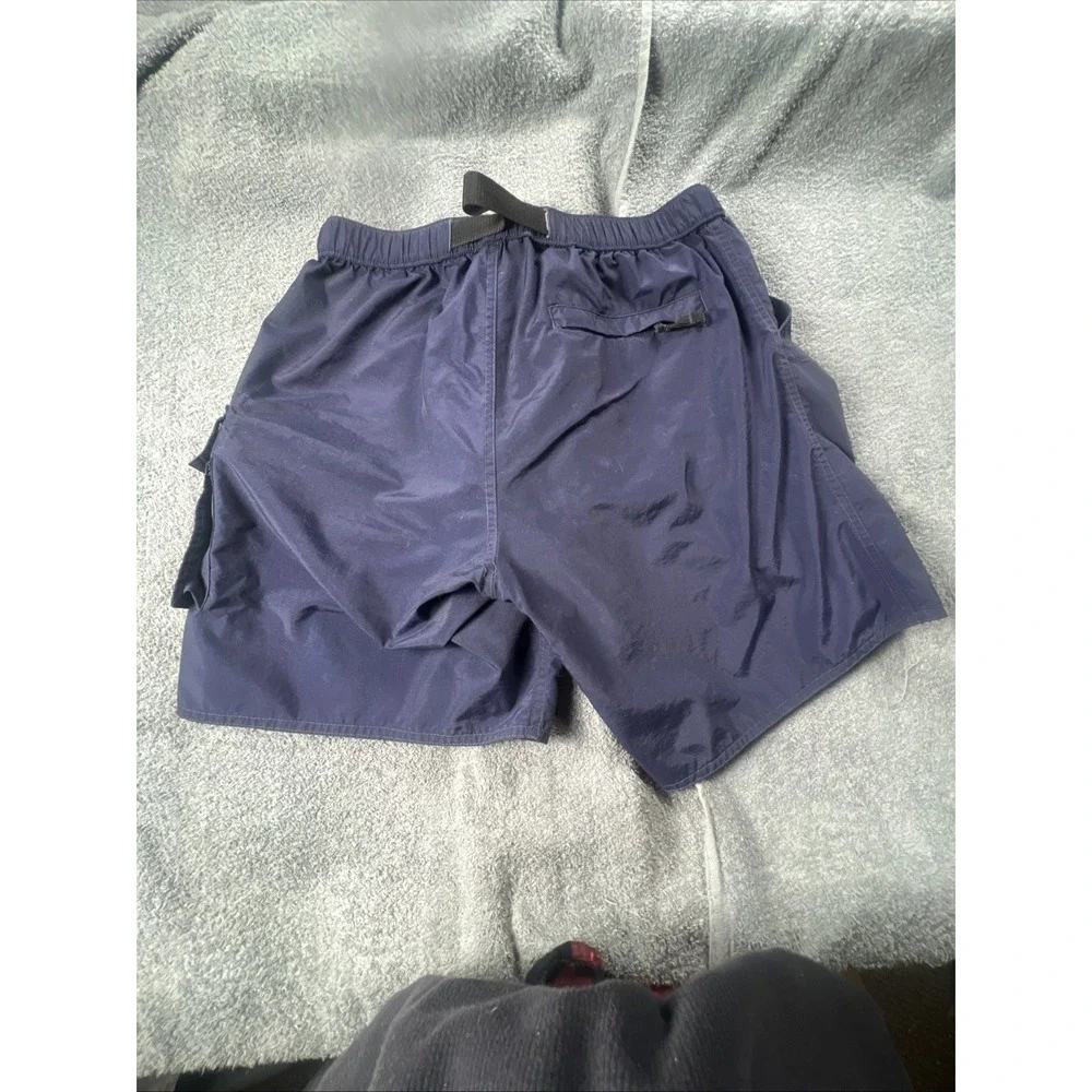 Polo Sport Ralph Lauren Shorts Mens Size MediumNavy Cargo Nylon Web Belt Utility